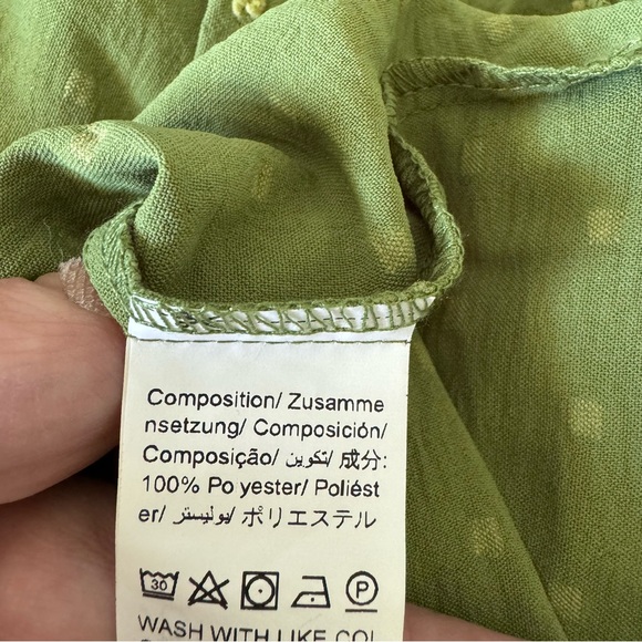 SHEIN CURVE Size 3X Cute Green Dress - Picture 5 of 5